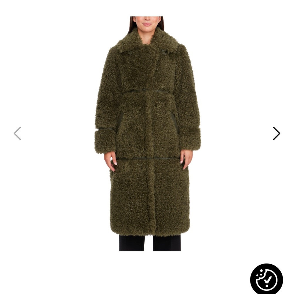 Badgley Mischka Kalgan Faux Fur Coat